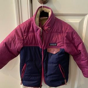 Patagonia Baby Reversible Tribbles Hoody Girls Reversible Jacket